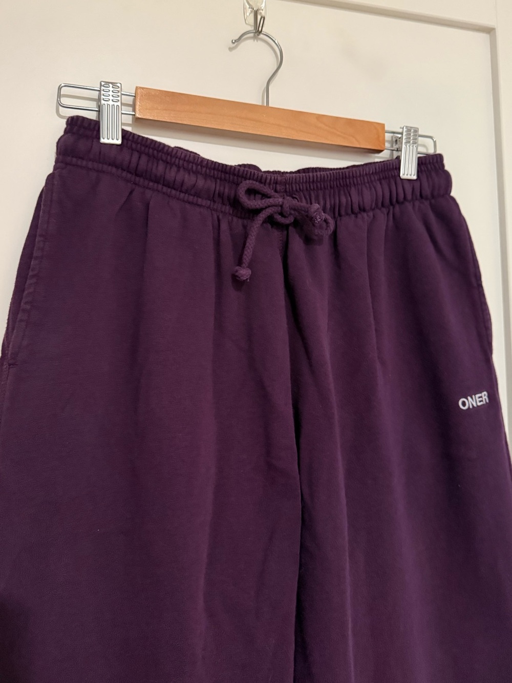 ONER Raw Cut Lounge Wide Leg Joggers